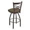 Holland Bar Stool Co 30" Swivel Bar Stool, Bronze Finish, Graph Cork Seat 82030BZ017 - alternate 3